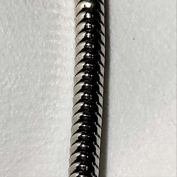 Vintage 70s Silvertone Metal Waterfall Chain Bib Disco Style Choker / Necklace - Picture 2 of 3